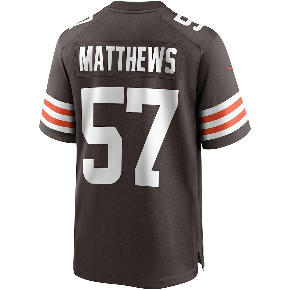 Clay Matthews Cleveland Browns Game Retired Player Jersey - Brown - Nike