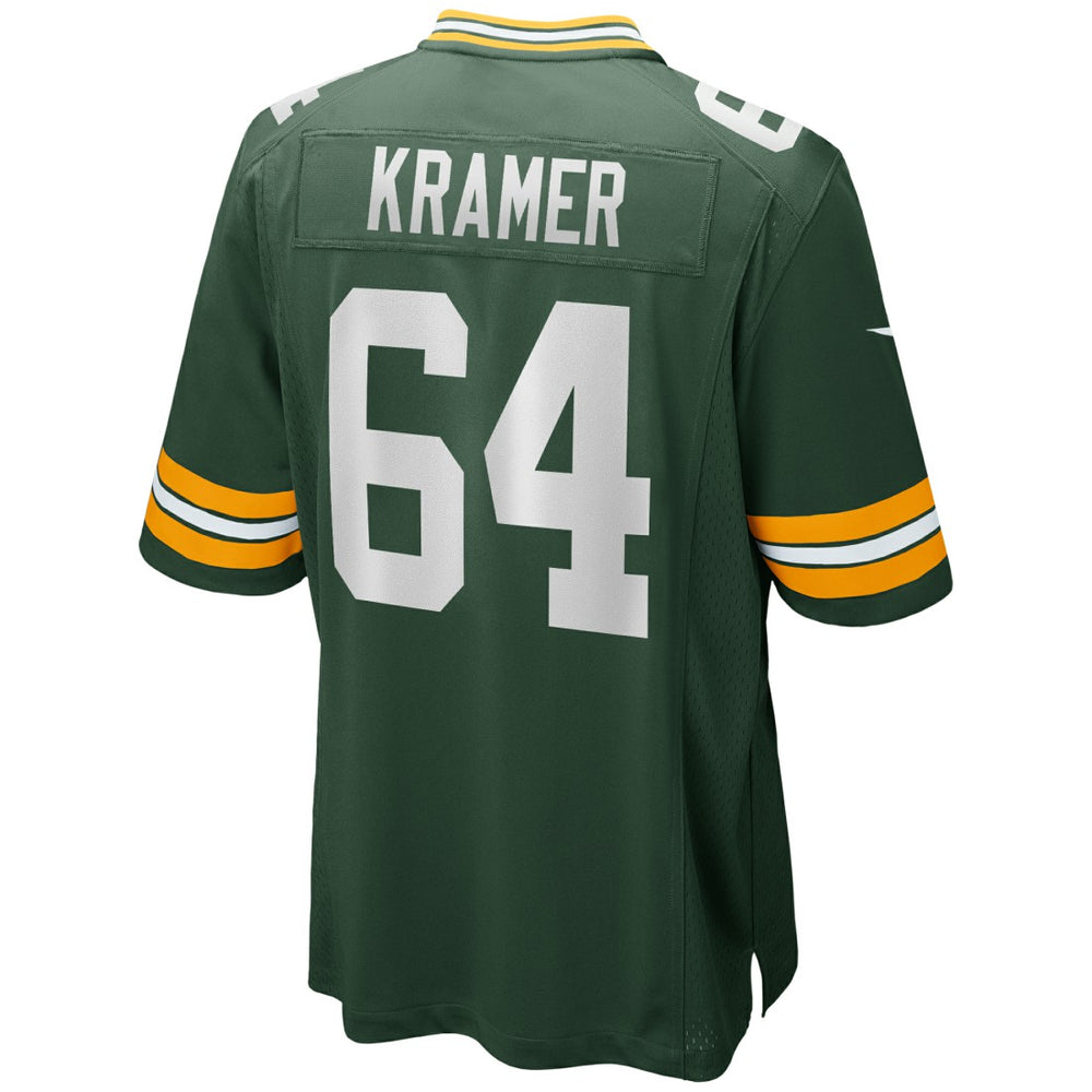 Jerry Kramer Green Bay Packers Game Retired Player Jersey - Green - Nike