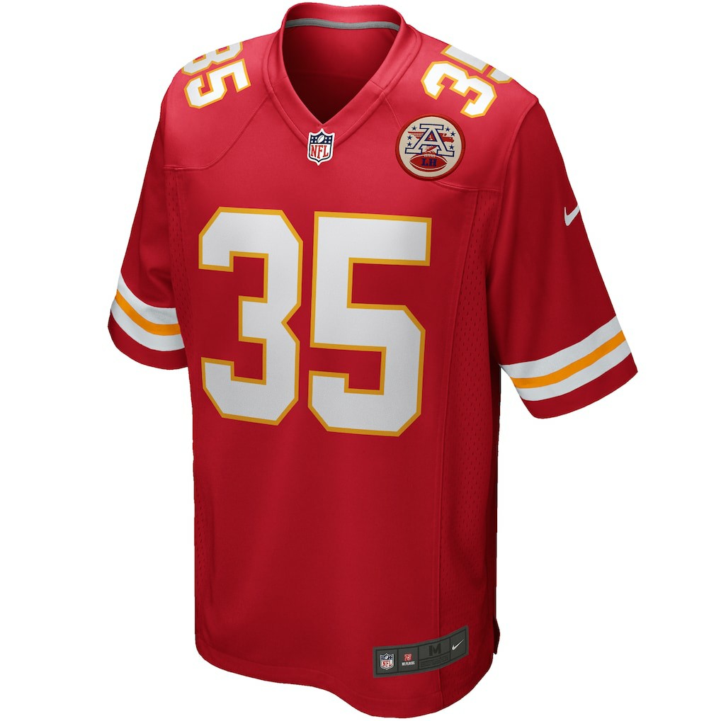 Christian Okoye Kansas City Chiefs Game Retired Player Jersey - Red - Nike
