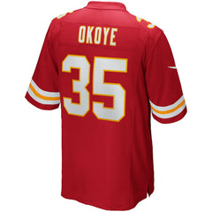 Christian Okoye Kansas City Chiefs Game Retired Player Jersey - Red - Nike
