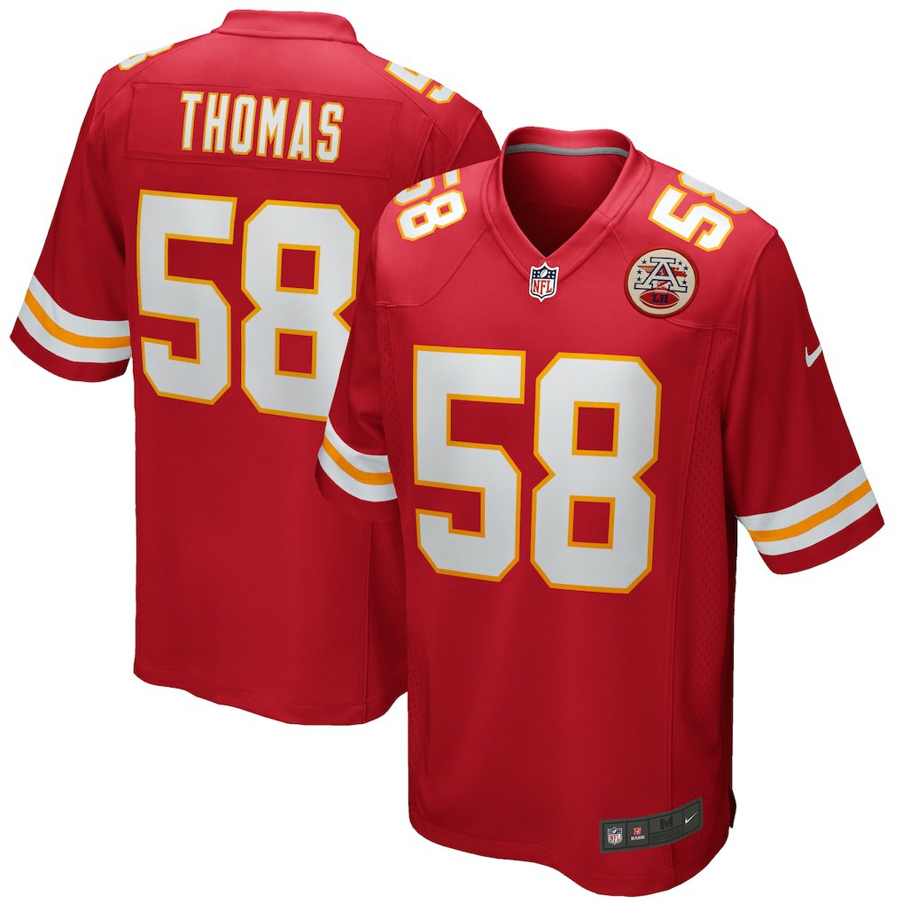 Derrick Thomas Kansas City Chiefs Game Retired Player Jersey - Red - Nike