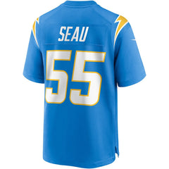 Junior Seau Los Angeles Chargers Game Retired Player Jersey - Powder Blue - Nike