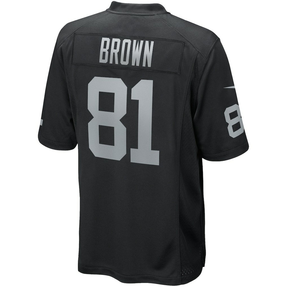 Tim Brown Las Vegas Raiders Game Retired Player Jersey - Black - Nike