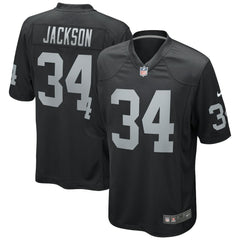 Bo Jackson Las Vegas Raiders Game Retired Player Jersey - Black - Nike
