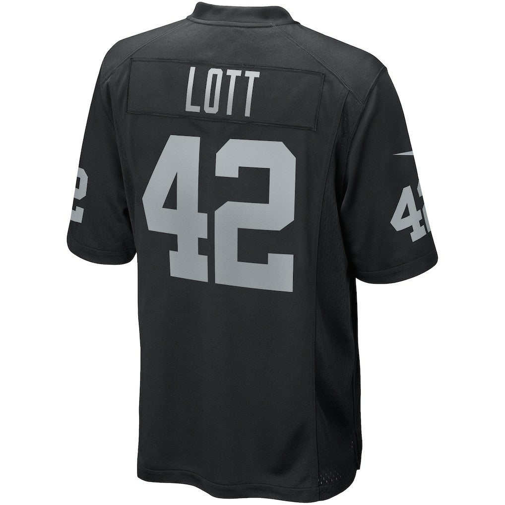 Ronnie Lott Las Vegas Raiders Game Retired Player Jersey - Black - Nike