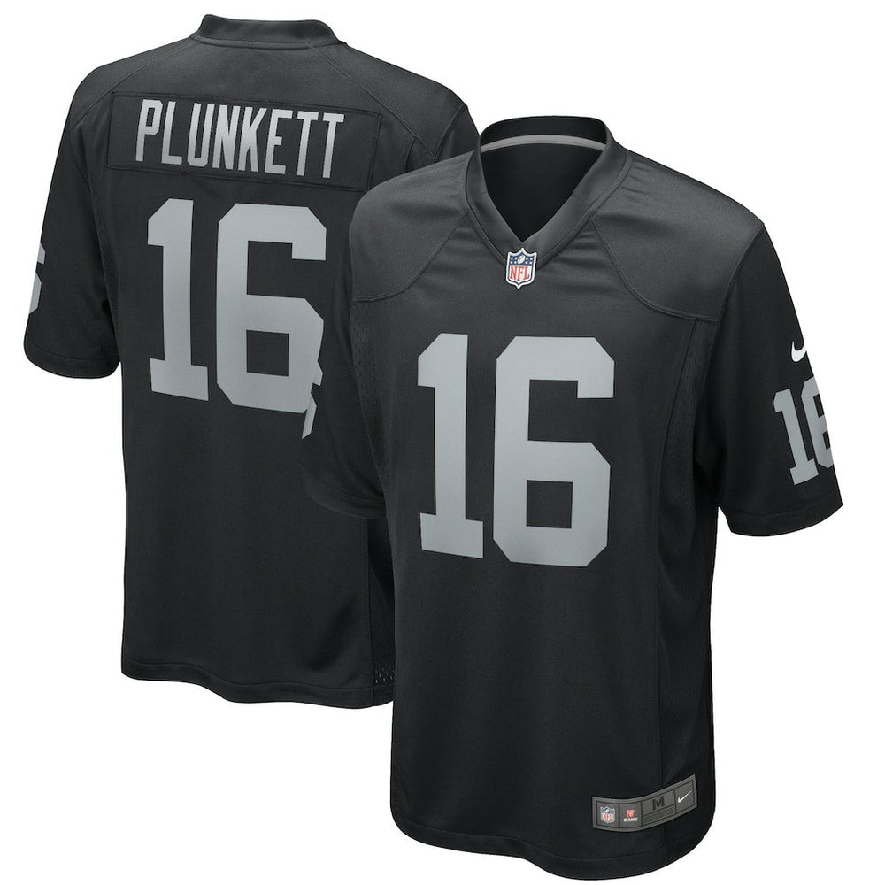 Jim Plunkett Las Vegas Raiders Game Retired Player Jersey - Black - Nike