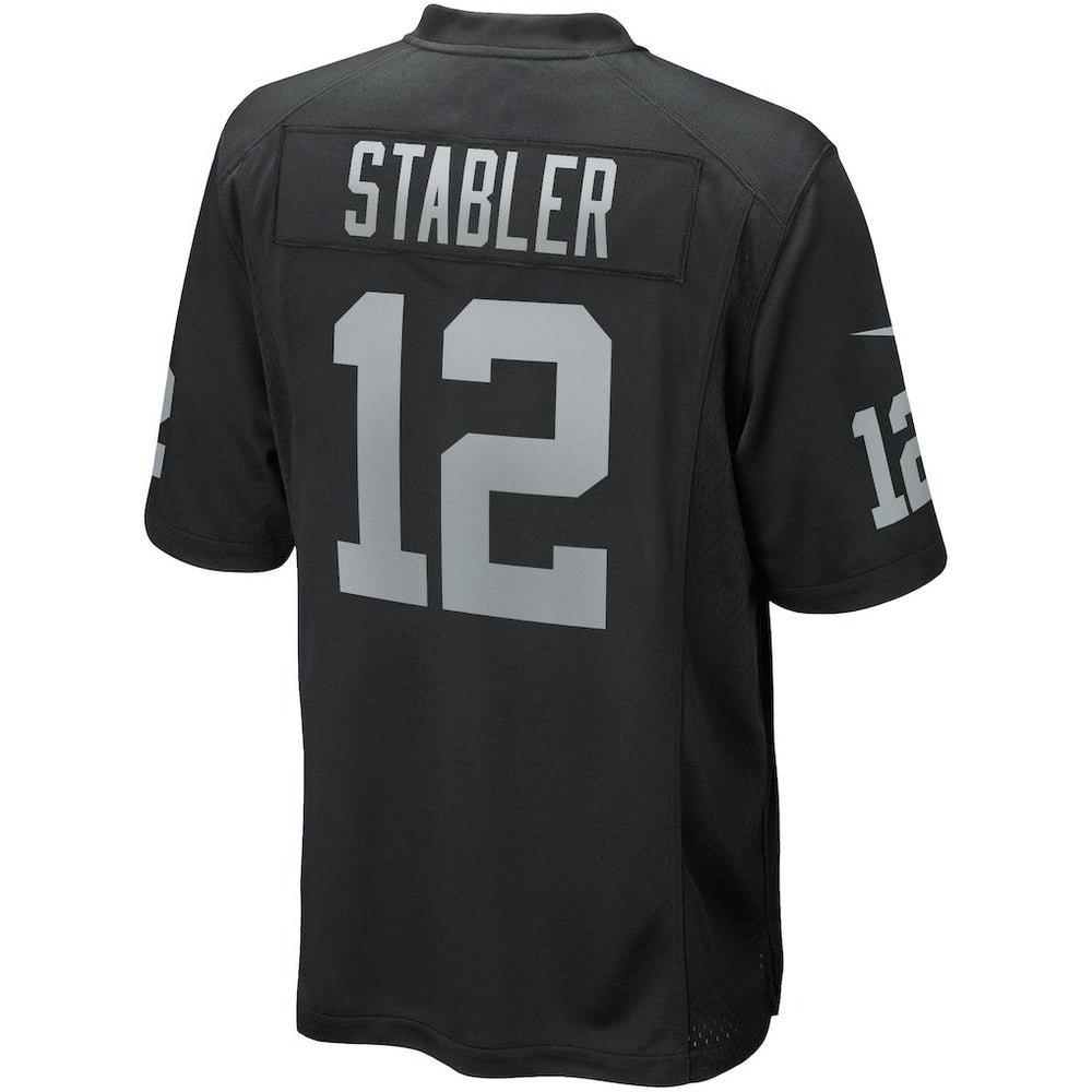 Ken Stabler Las Vegas Raiders Game Retired Player Jersey - Black - Nike