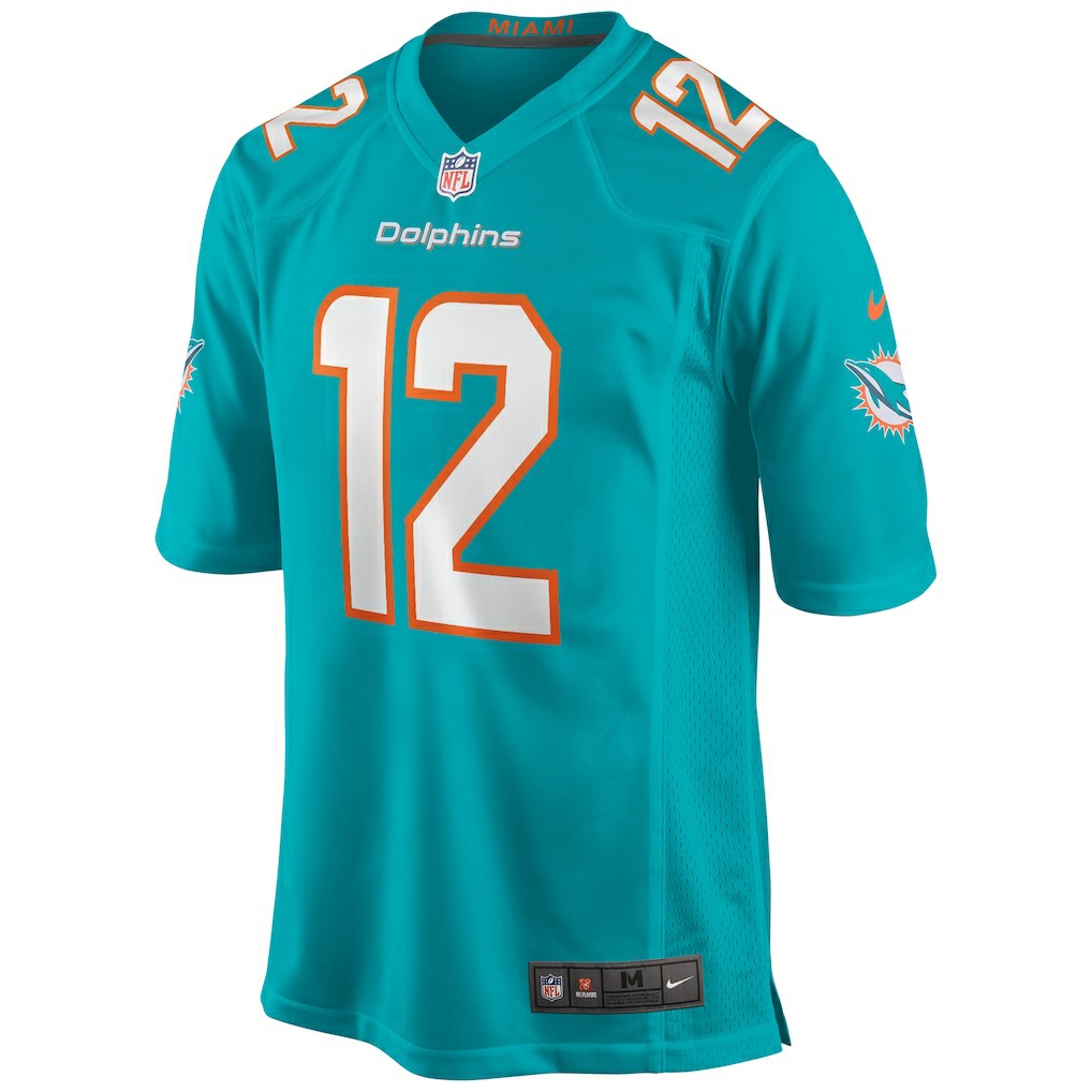 Bob Griese Miami Dolphins Game Retired Player Jersey - Aqua - Nike