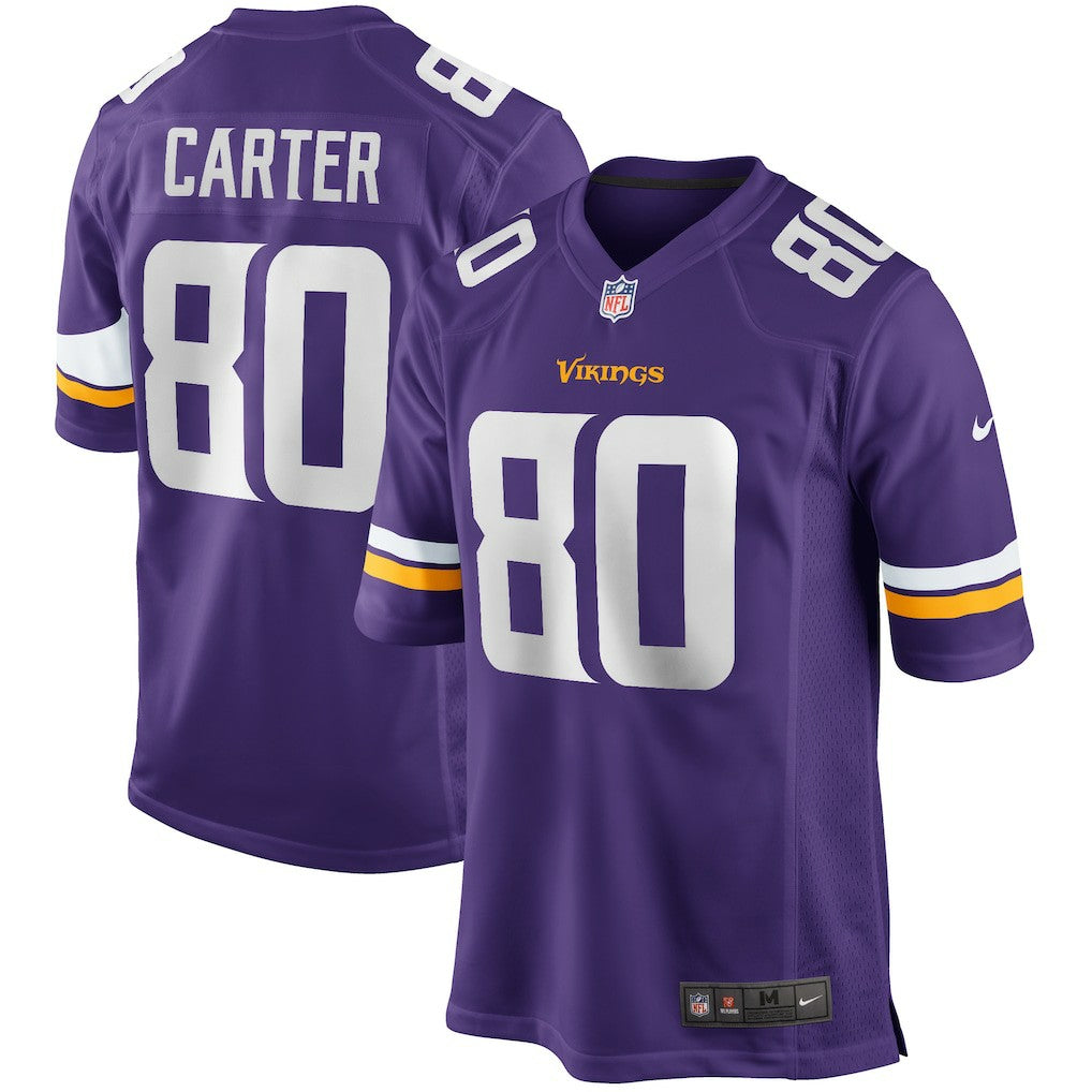 Cris Carter Minnesota Vikings Game Retired Player Jersey - Purple - Nike