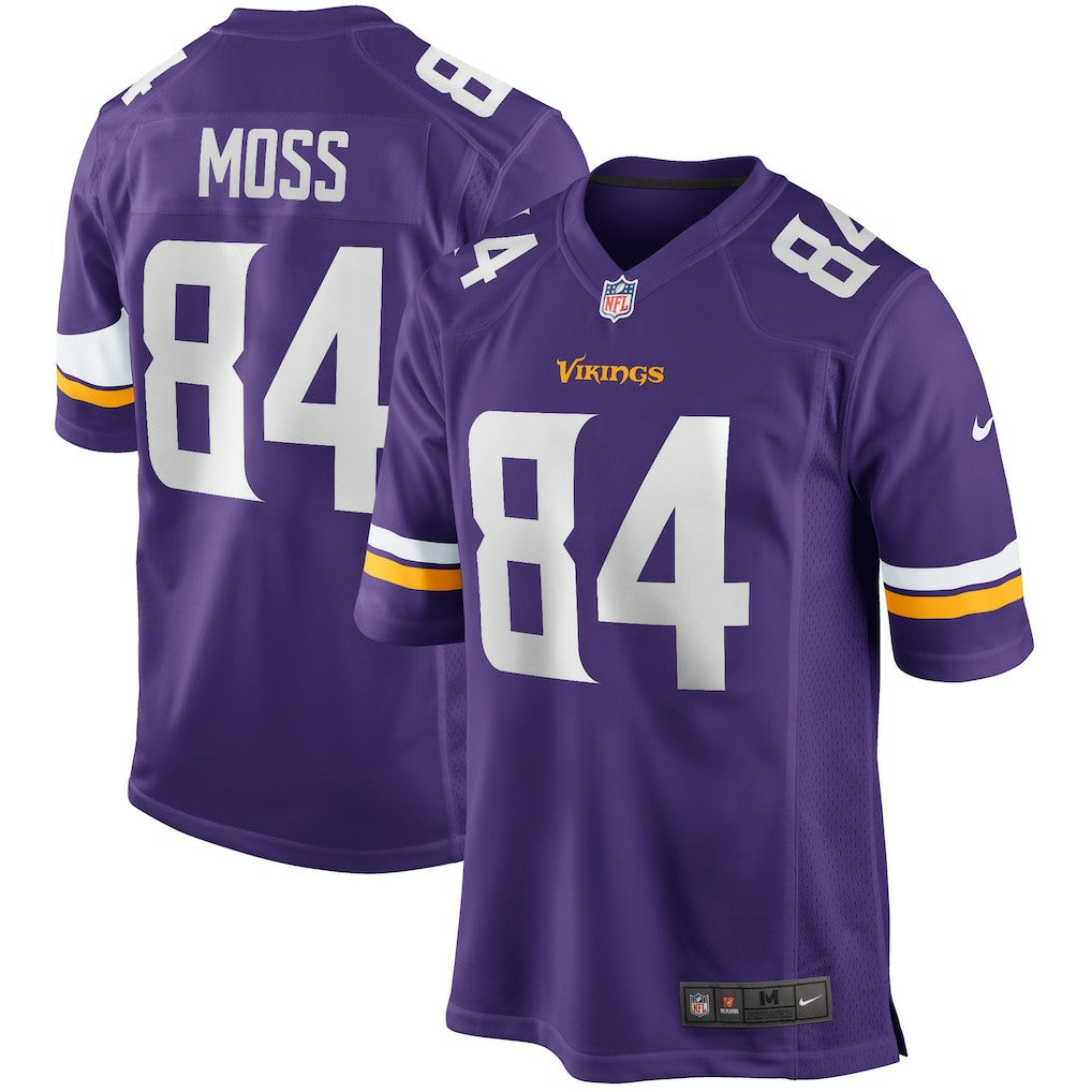 Randy Moss Minnesota Vikings Game Retired Player Jersey - Purple - Nike