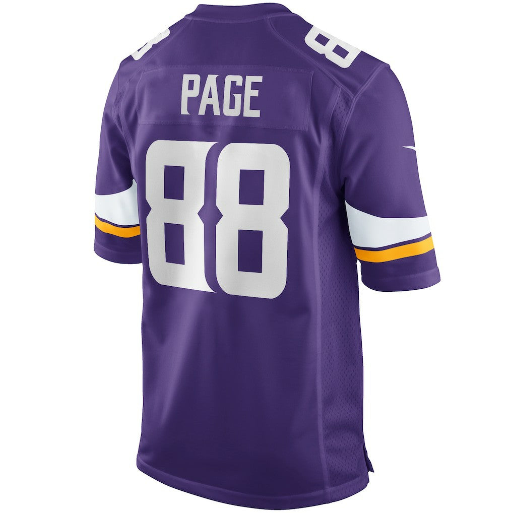 Alan Page Minnesota Vikings Game Retired Player Jersey - Purple - Nike
