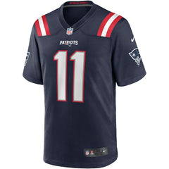 Drew Bledsoe New England Patriots Game Retired Player Jersey - Navy - Nike