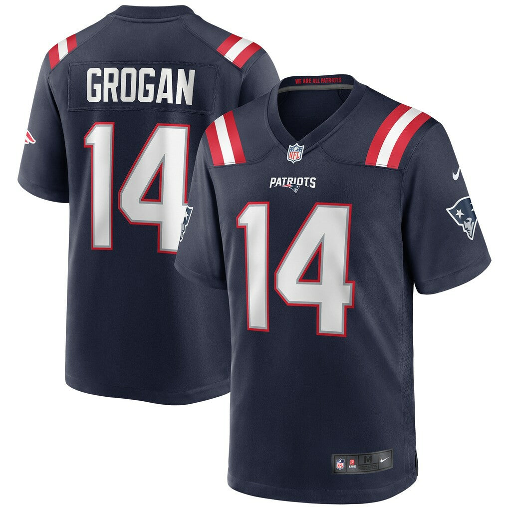 Steve Grogan New England Patriots Game Retired Player Jersey - Navy - Nike