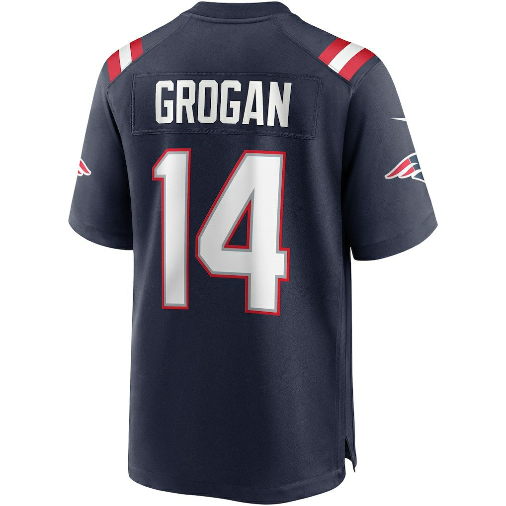 Steve Grogan New England Patriots Game Retired Player Jersey - Navy - Nike
