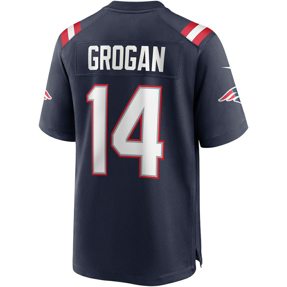 Steve Grogan New England Patriots Game Retired Player Jersey - Navy - Nike