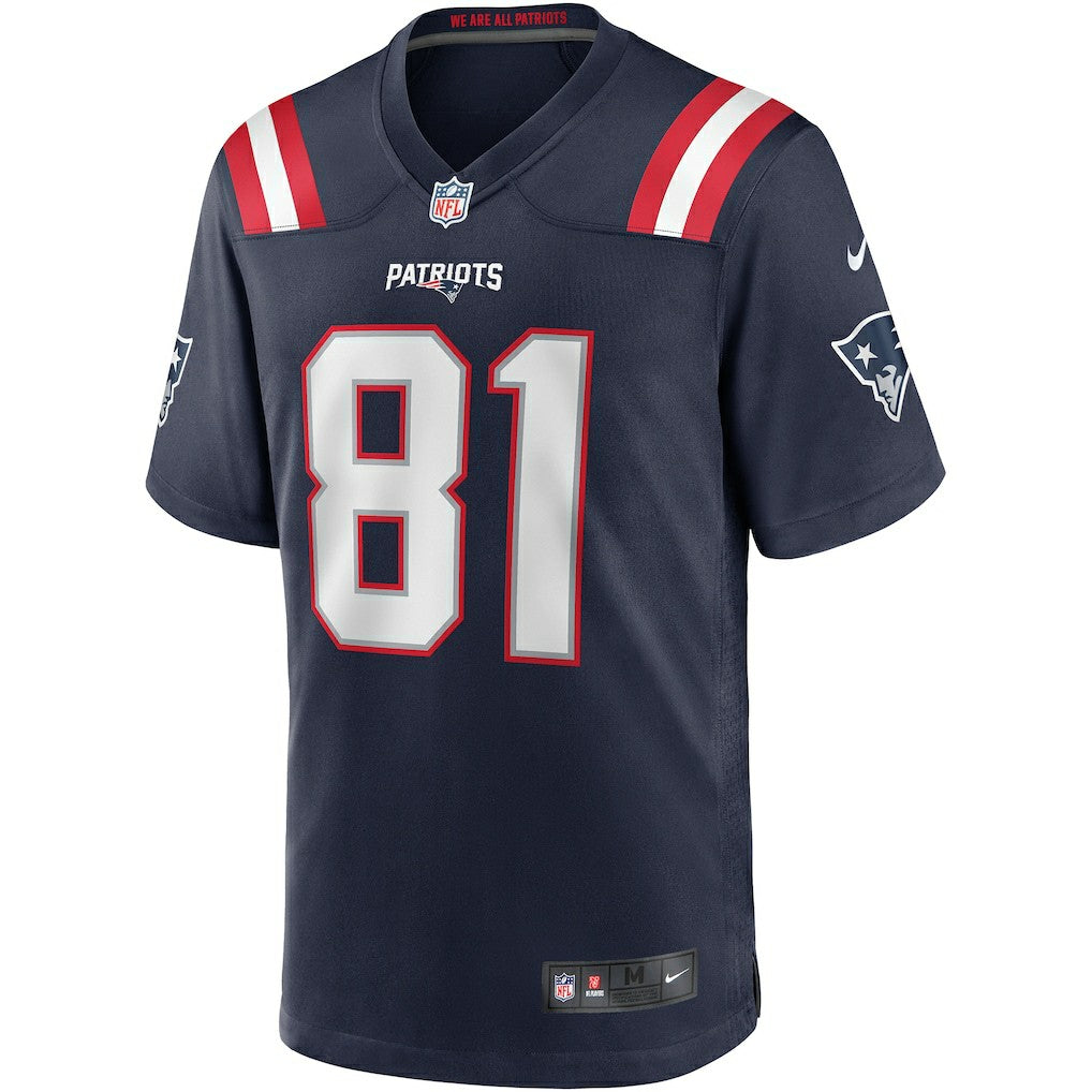 Randy Moss New England Patriots Game Retired Player Jersey - Navy - Nike