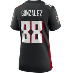 Tony Gonzalez Atlanta Falcons Women's Game Retired Player Jersey - Black - Nike