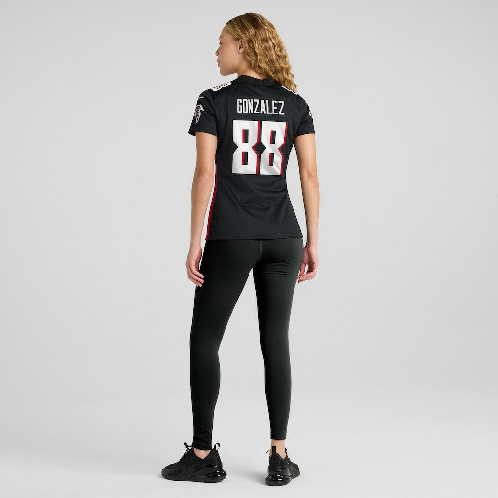 Tony Gonzalez Atlanta Falcons Women's Game Retired Player Jersey - Black - Nike