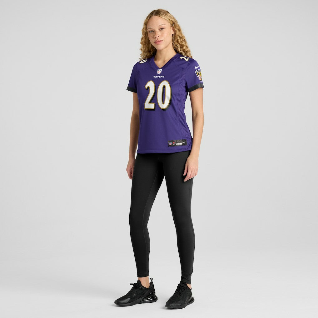 Ed Reed Baltimore Ravens Women's Game Retired Player Jersey - Purple - Nike
