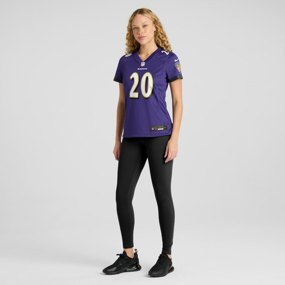 Ed Reed Baltimore Ravens Women's Game Retired Player Jersey - Purple - Nike