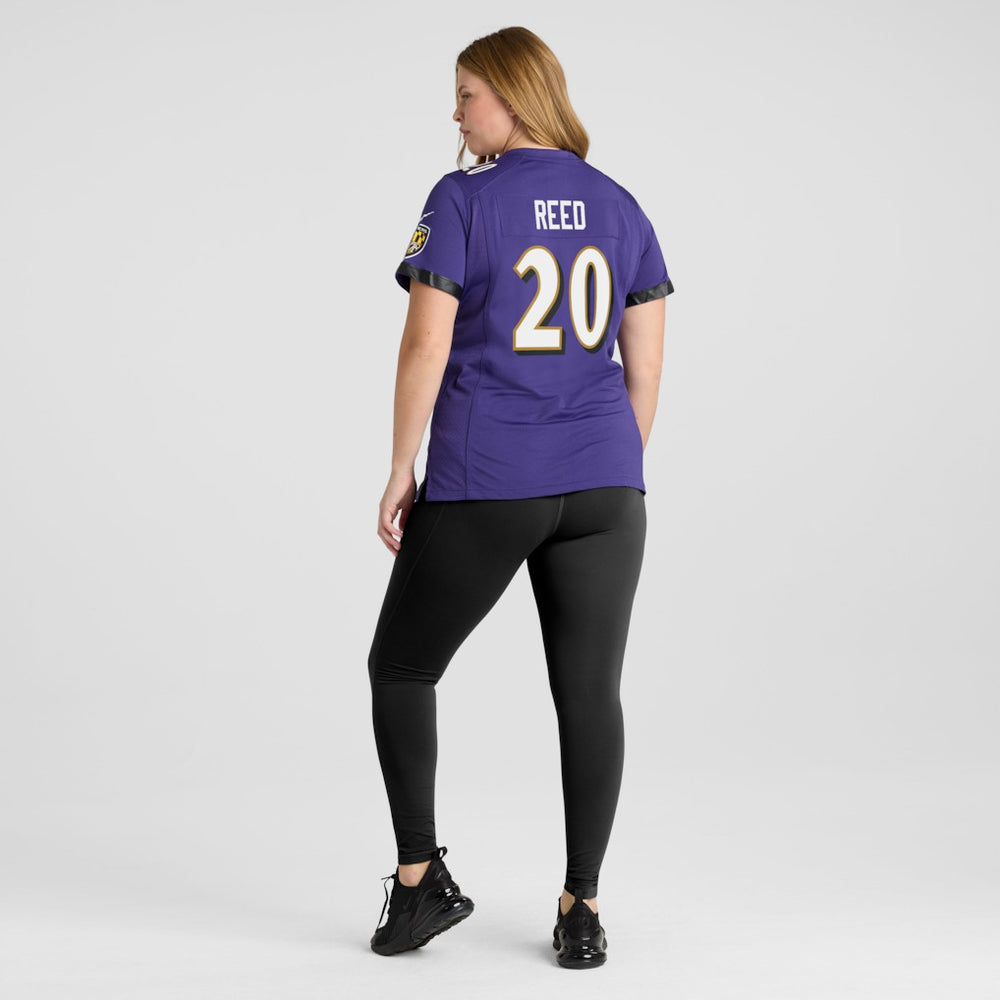 Ed Reed Baltimore Ravens Women's Game Retired Player Jersey - Purple - Nike