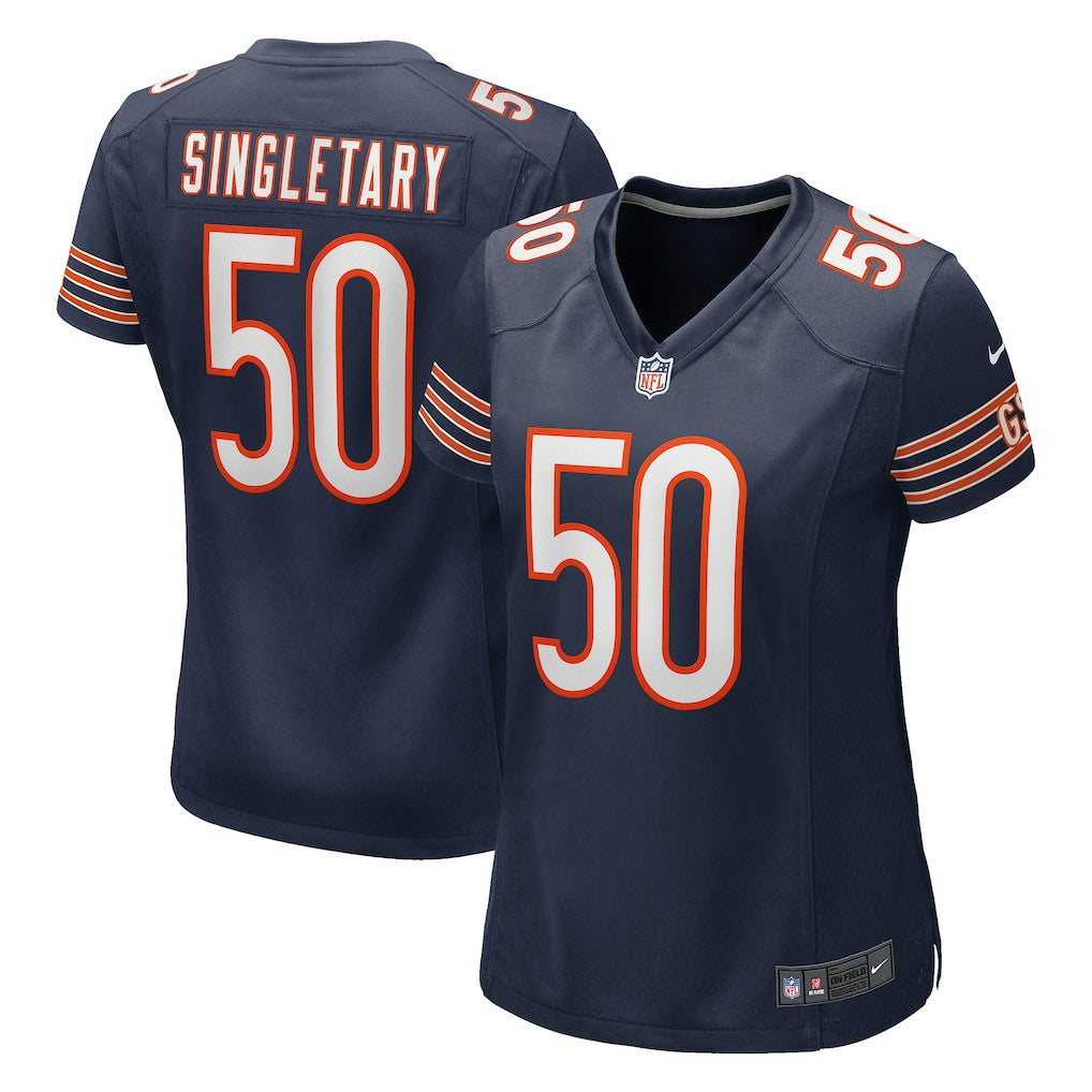 Mike Singletary Chicago Bears Women's Game Retired Player Jersey - Navy - Nike