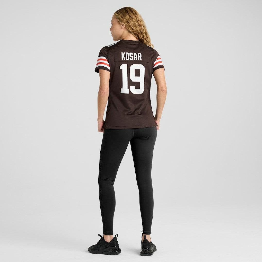 Bernie Kosar Cleveland Browns Women's Game Retired Player Jersey - Brown - Nike