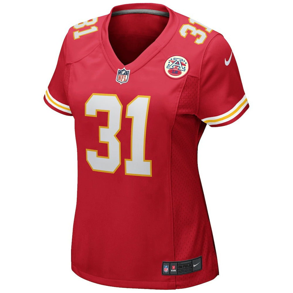 Priest Holmes Kansas City Chiefs Women's Game Retired Player Jersey - Red - Nike