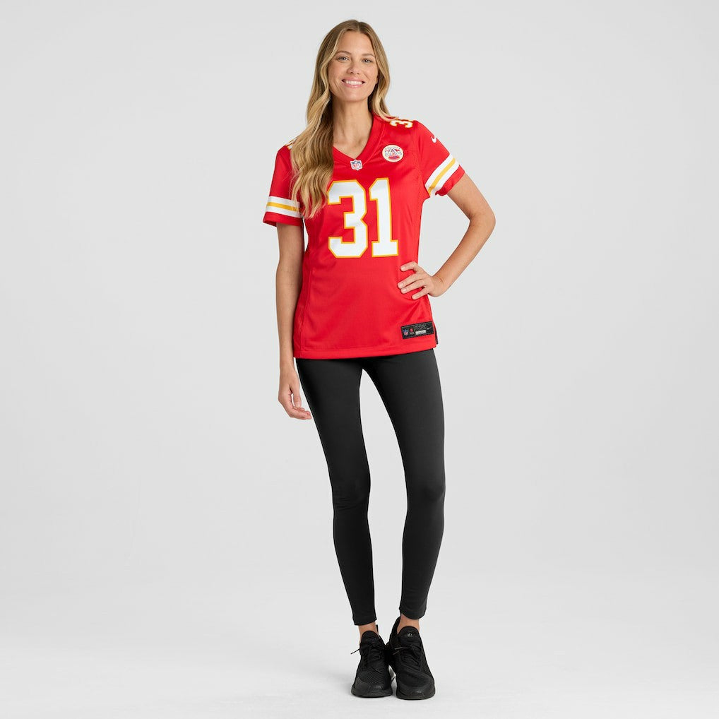 Priest Holmes Kansas City Chiefs Women's Game Retired Player Jersey - Red - Nike