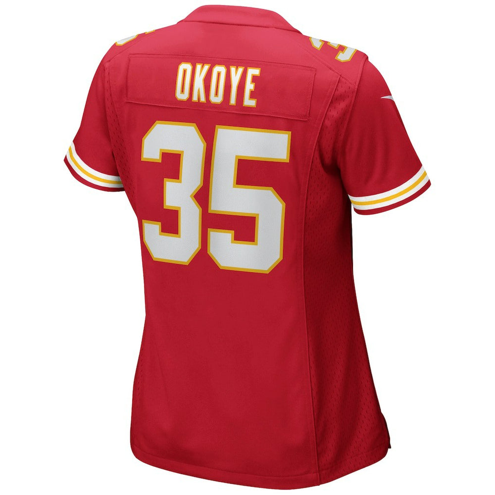 Christian Okoye Kansas City Chiefs Women's Game Retired Player Jersey - Red - Nike
