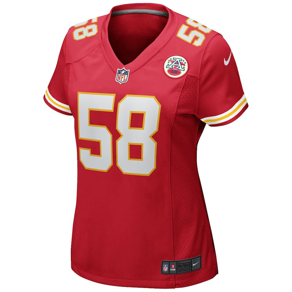 Derrick Thomas Kansas City Chiefs Women's Game Retired Player Jersey - Red - Nike