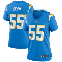 Junior Seau Los Angeles Chargers Women's Game Retired Player Jersey - Powder Blue - Nike