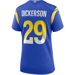 Eric Dickerson Los Angeles Rams Women's Game Retired Player Jersey - Royal - Nike