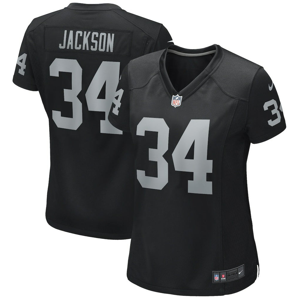 Bo Jackson Las Vegas Raiders Women's Game Retired Player Jersey - Black - Nike