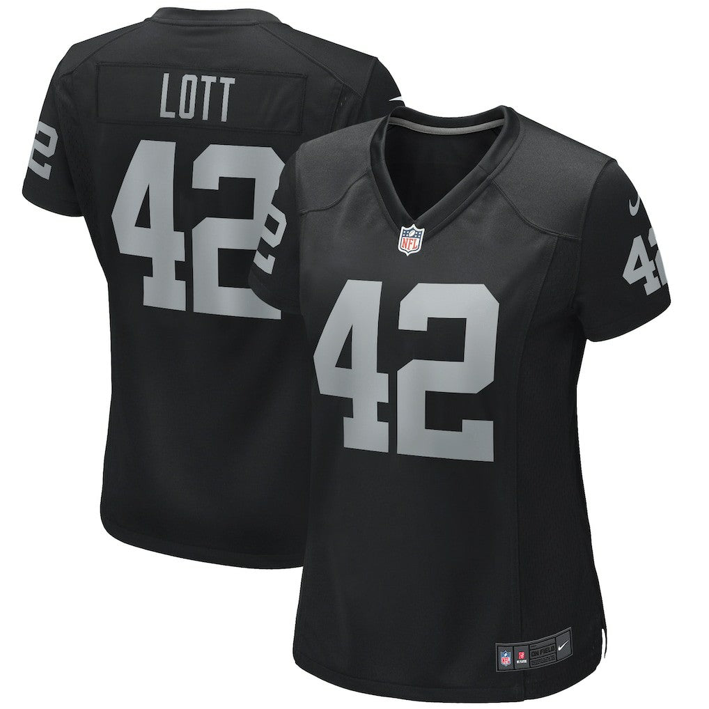 Ronnie Lott Las Vegas Raiders Women's Game Retired Player Jersey - Black - Nike