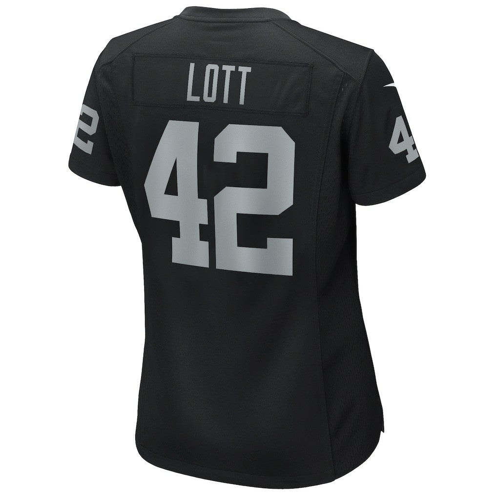 Ronnie Lott Las Vegas Raiders Women's Game Retired Player Jersey - Black - Nike