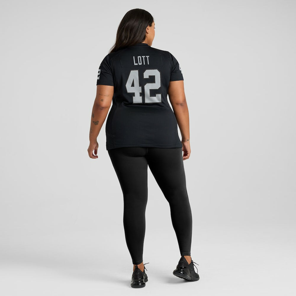 Ronnie Lott Las Vegas Raiders Women's Game Retired Player Jersey - Black - Nike