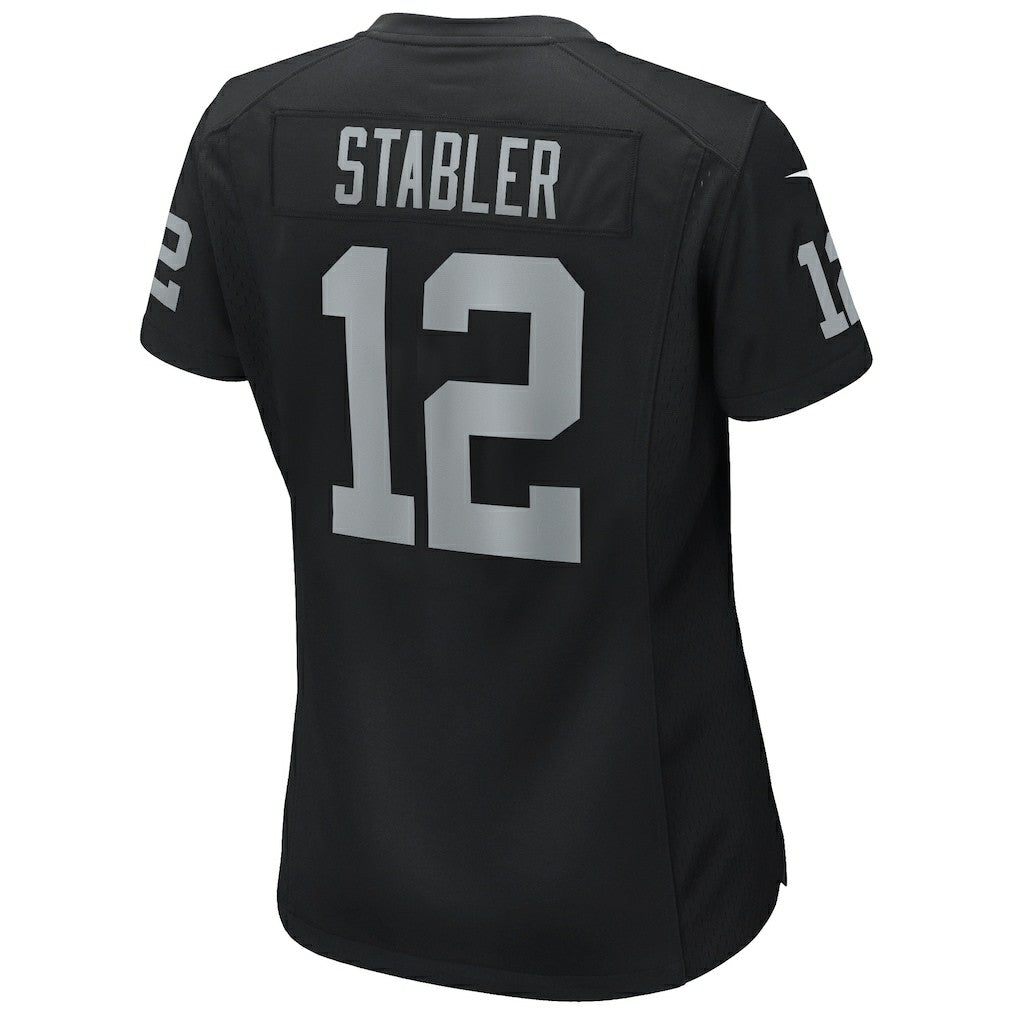 Ken Stabler Las Vegas Raiders Women's Game Retired Player Jersey - Black - Nike