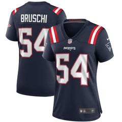 Tedy Bruschi New England Patriots Women's Game Retired Player Jersey - Navy - Nike