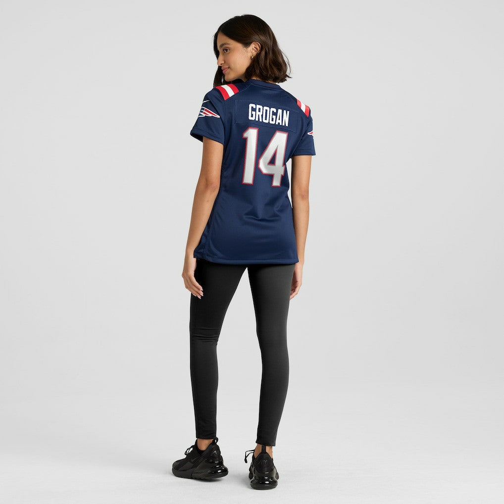 Steve Grogan New England Patriots Women's Game Retired Player Jersey - Navy - Nike
