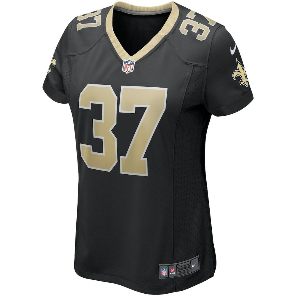 Steve Gleason New Orleans Saints Women's Game Retired Player Jersey - Black - Nike