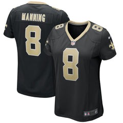 Archie Manning New Orleans Saints Women's Game Retired Player Jersey - Black - Nike