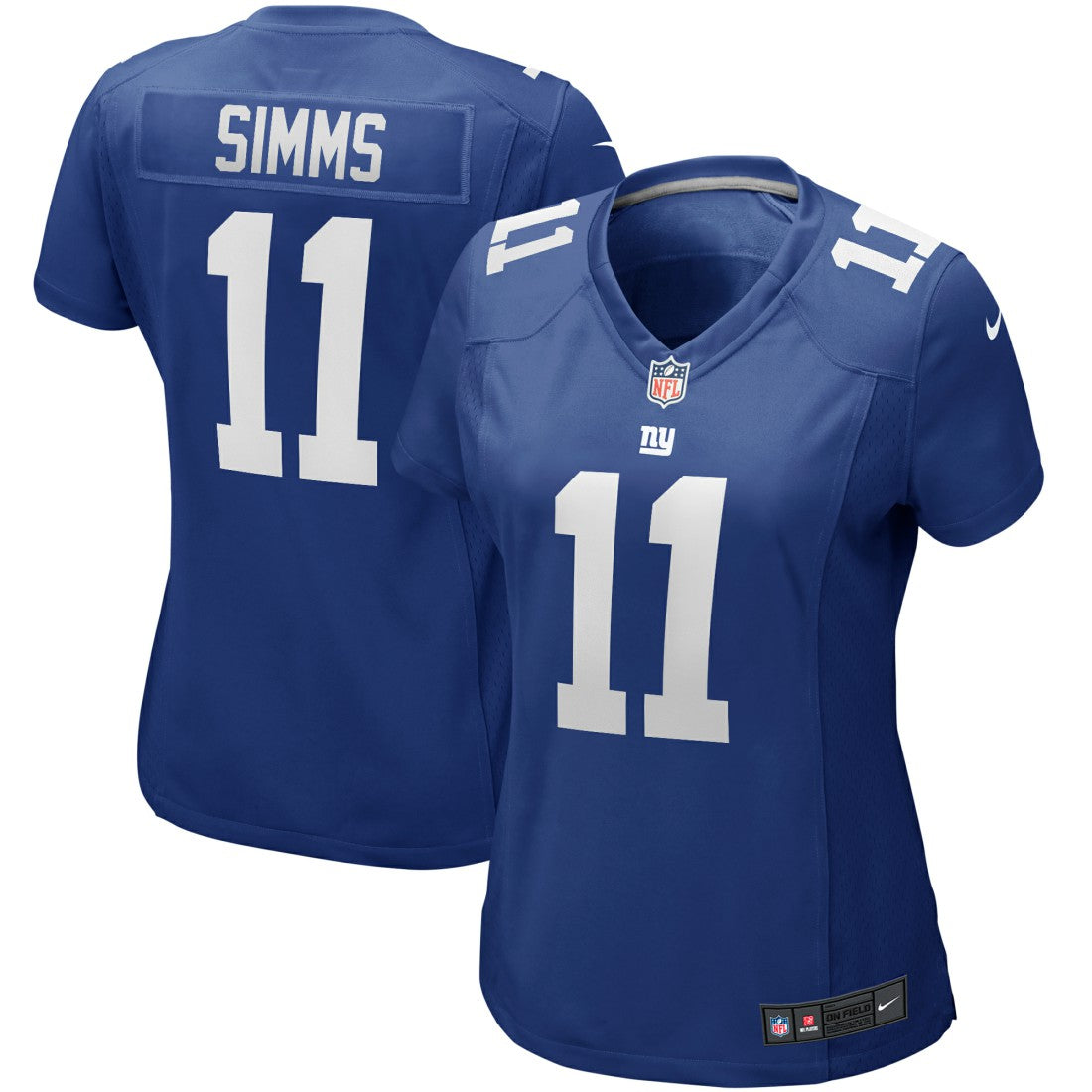 Phil Simms New York Giants Women's Game Retired Player Jersey - Royal - Nike