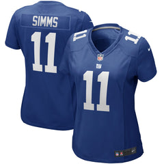 Phil Simms New York Giants Women's Game Retired Player Jersey - Royal - Nike