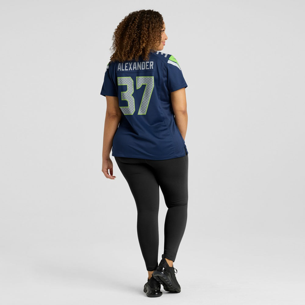 Shaun Alexander Seattle Seahawks Women's Game Retired Player Jersey - College Navy - Nike