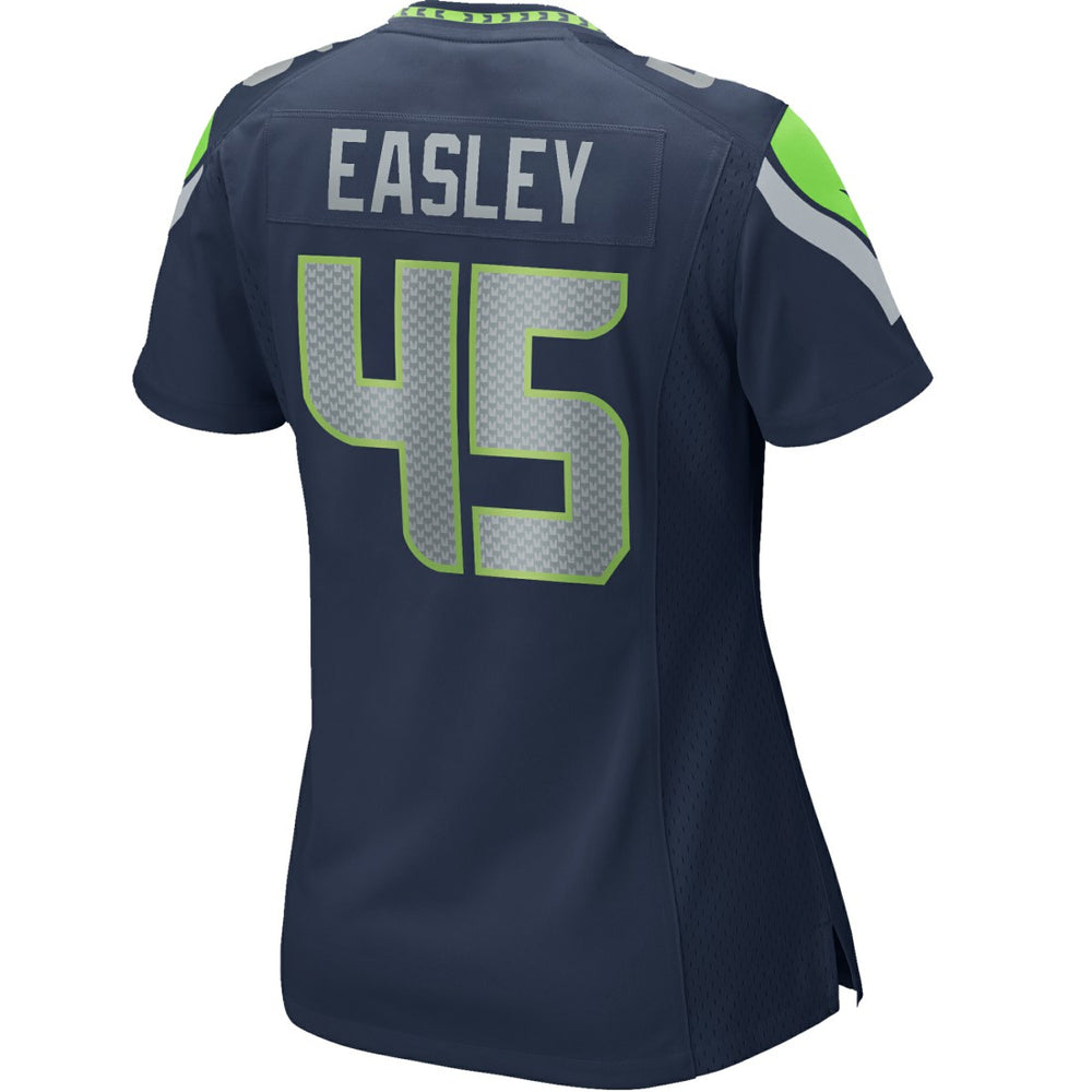 Kenny Easley Seattle Seahawks Women's Game Retired Player Jersey - College Navy - Nike