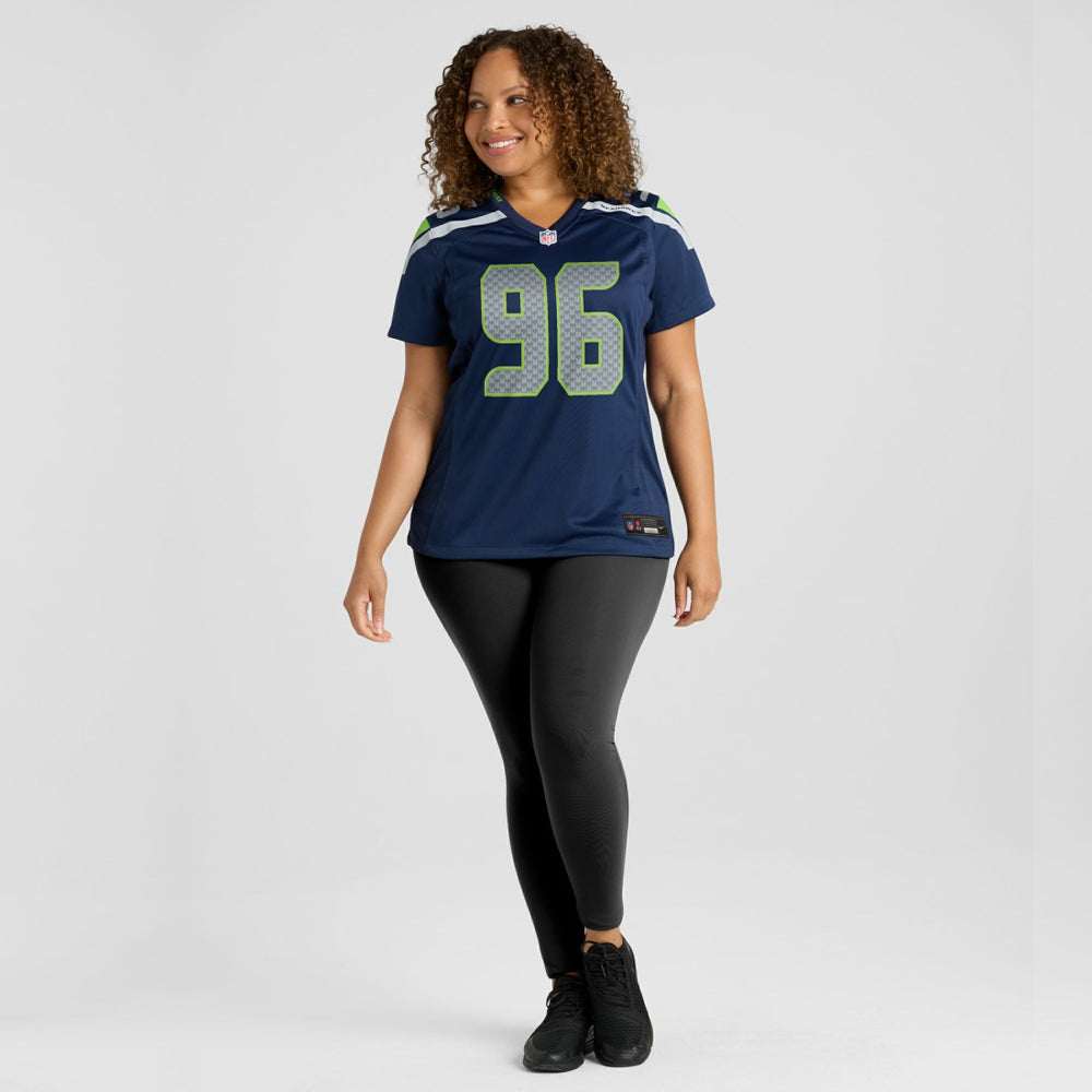 Cortez Kennedy Seattle Seahawks Women's Game Retired Player Jersey - College Navy - Nike