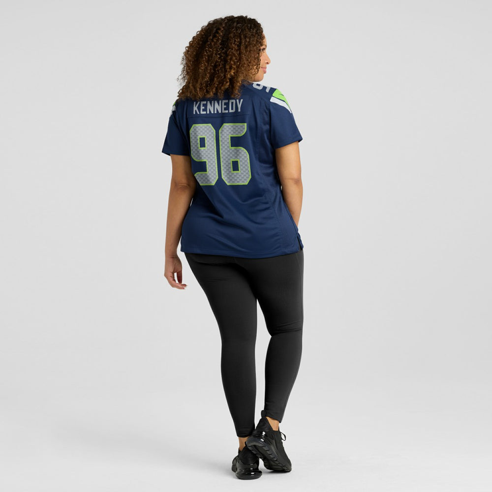 Cortez Kennedy Seattle Seahawks Women's Game Retired Player Jersey - College Navy - Nike
