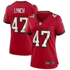 John Lynch Tampa Bay Buccaneers Women's Game Retired Player Jersey - Red - Nike