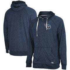 Tennessee Titans New Era In Season Hoodie Full-Zip Jacket - Heathered Navy - NFL